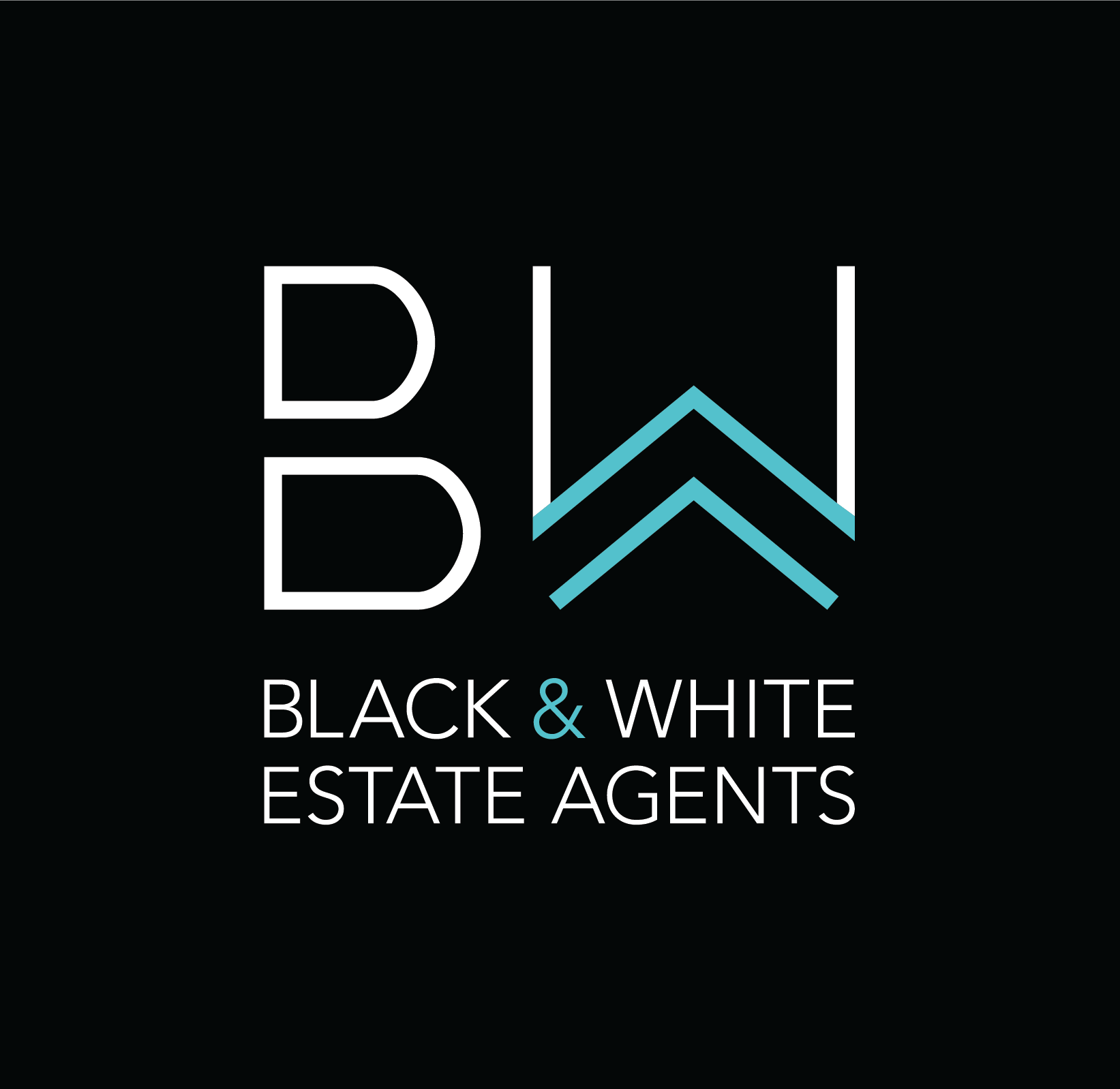 Black & White Estate Agents logo